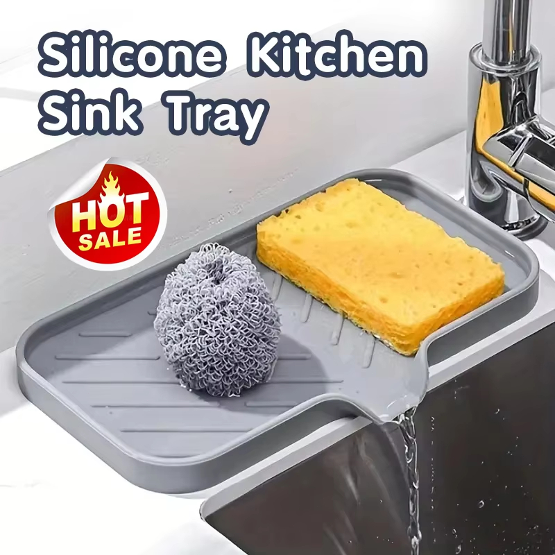 Silicone Tap Washer - Tappetino in silicone per rubinetto, vassoio