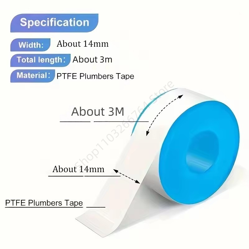 1/5/10 Pezzi Nastro PTFE per T - Ptfe Tape Thread recensione e prezzo
