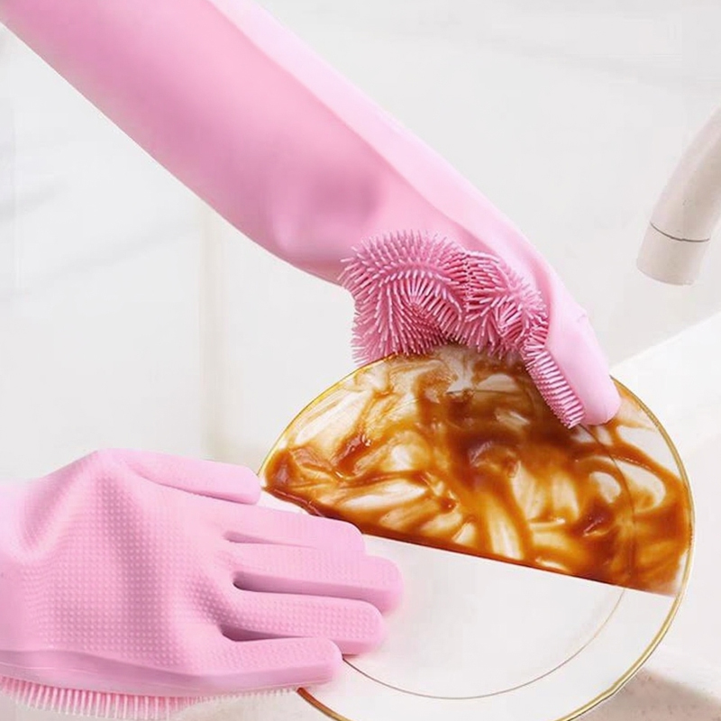 Guanti per la pulizia dei piat - Silicone Tap Washer recensione e prezzo